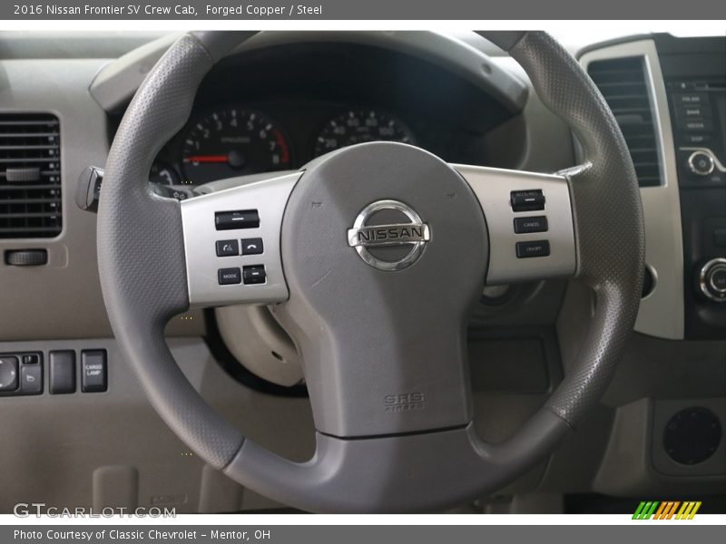 Forged Copper / Steel 2016 Nissan Frontier SV Crew Cab