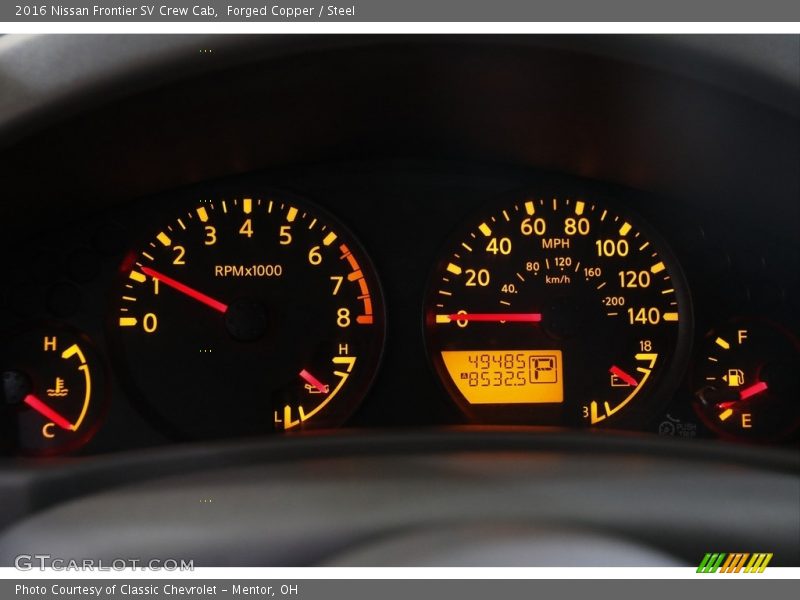  2016 Frontier SV Crew Cab SV Crew Cab Gauges