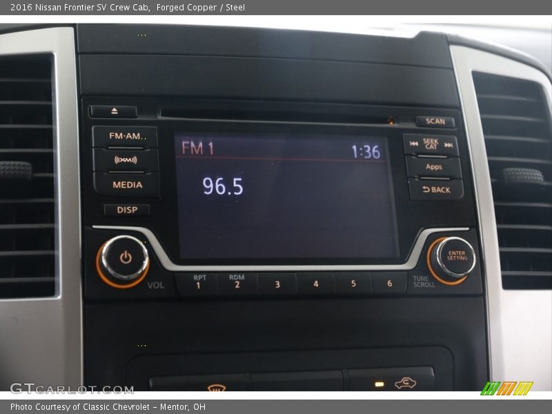 Forged Copper / Steel 2016 Nissan Frontier SV Crew Cab