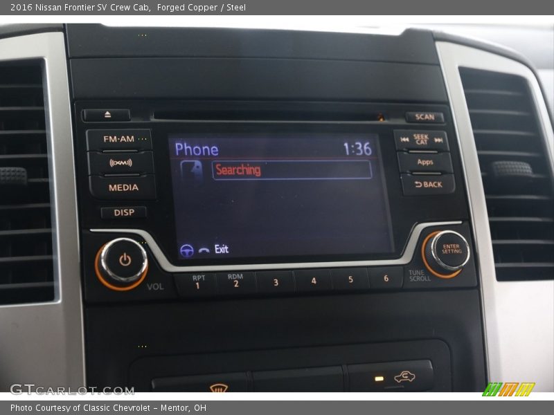 Forged Copper / Steel 2016 Nissan Frontier SV Crew Cab