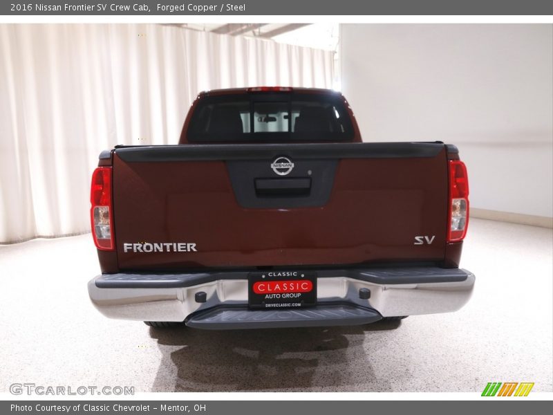 Forged Copper / Steel 2016 Nissan Frontier SV Crew Cab