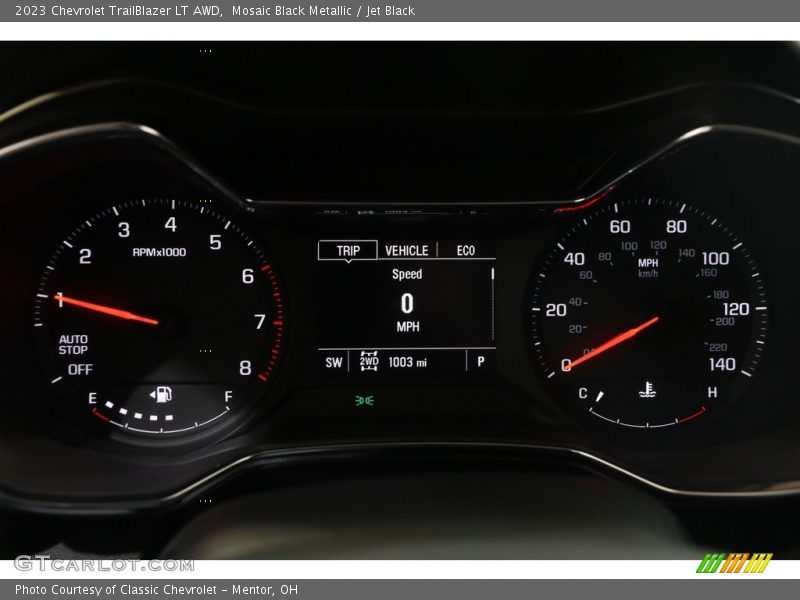 Mosaic Black Metallic / Jet Black 2023 Chevrolet TrailBlazer LT AWD