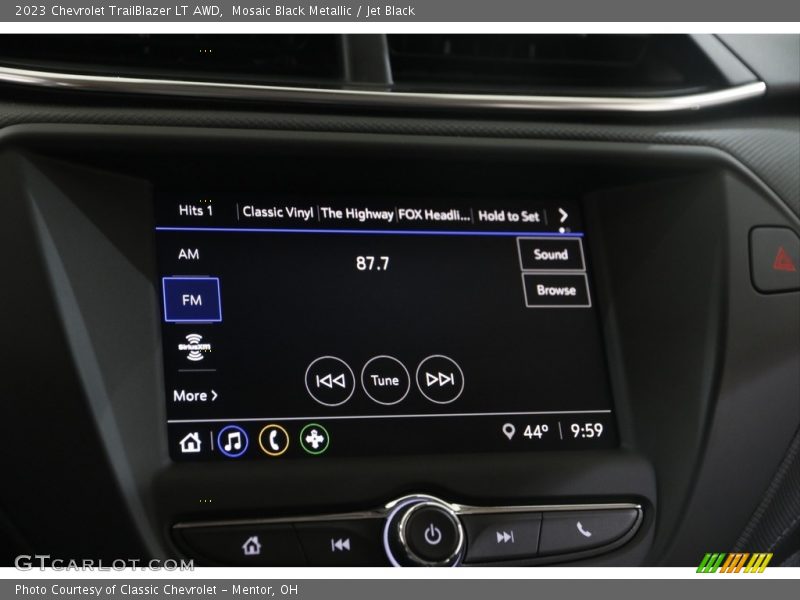 Mosaic Black Metallic / Jet Black 2023 Chevrolet TrailBlazer LT AWD