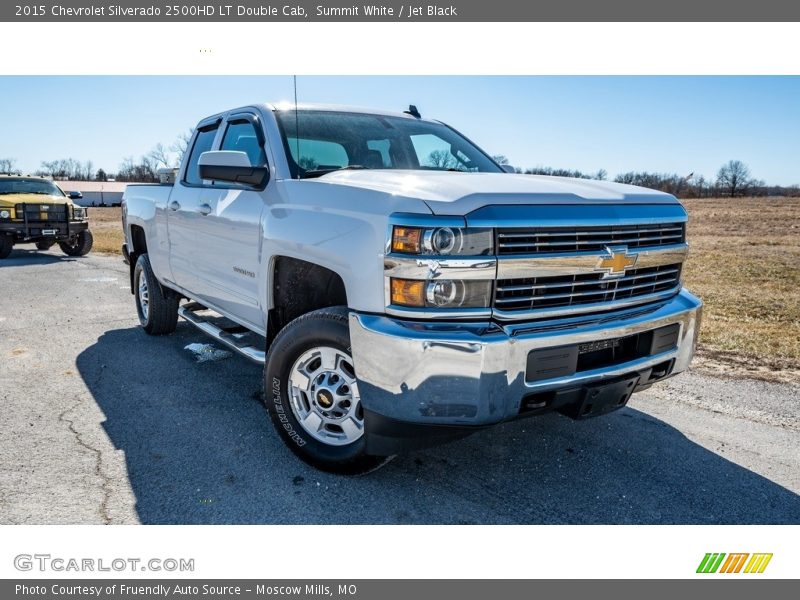 Summit White / Jet Black 2015 Chevrolet Silverado 2500HD LT Double Cab