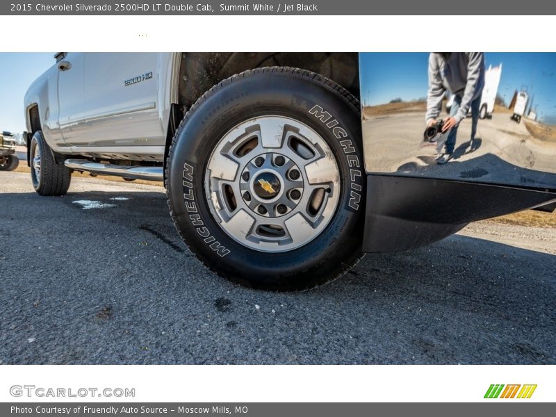 Summit White / Jet Black 2015 Chevrolet Silverado 2500HD LT Double Cab