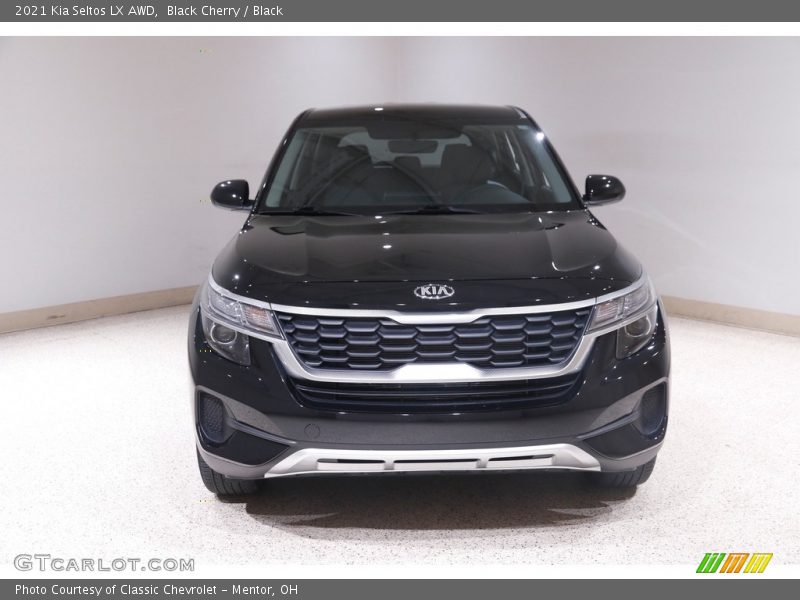 Black Cherry / Black 2021 Kia Seltos LX AWD