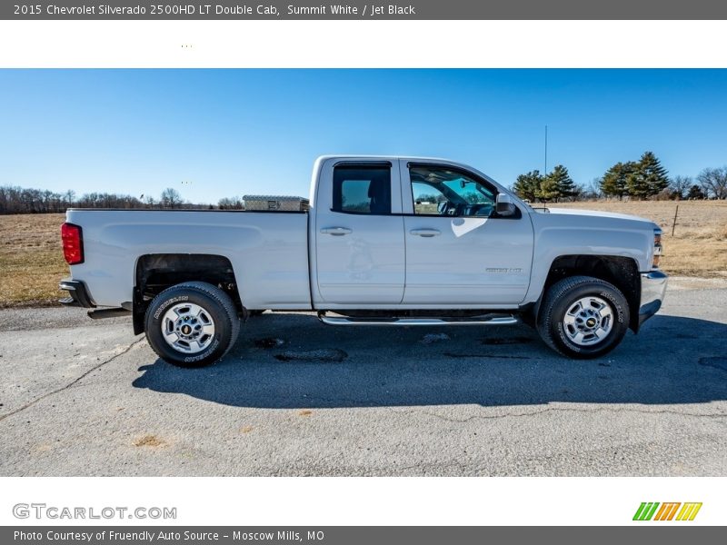 Summit White / Jet Black 2015 Chevrolet Silverado 2500HD LT Double Cab