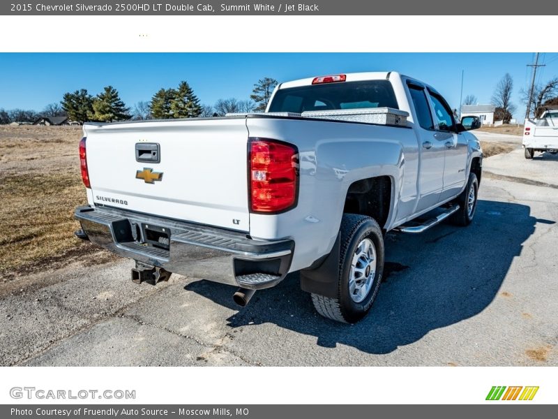 Summit White / Jet Black 2015 Chevrolet Silverado 2500HD LT Double Cab