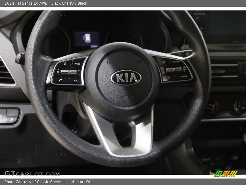 Black Cherry / Black 2021 Kia Seltos LX AWD