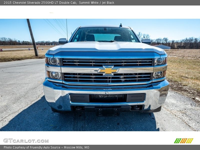 Summit White / Jet Black 2015 Chevrolet Silverado 2500HD LT Double Cab
