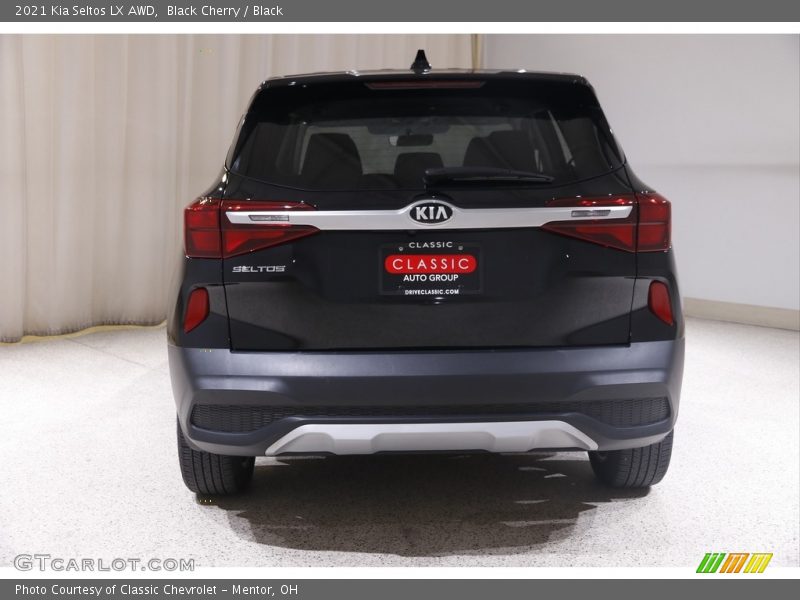 Black Cherry / Black 2021 Kia Seltos LX AWD