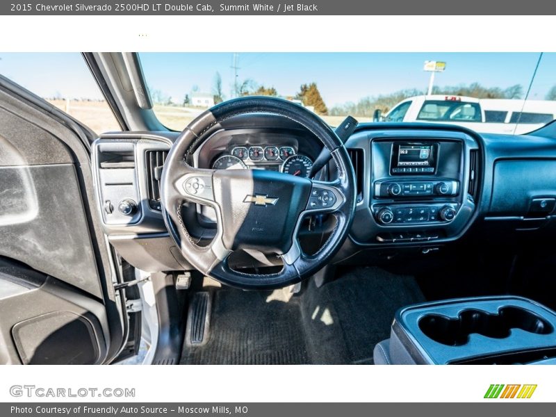 Summit White / Jet Black 2015 Chevrolet Silverado 2500HD LT Double Cab