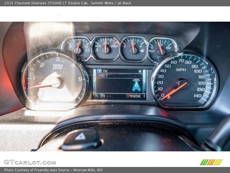 Summit White / Jet Black 2015 Chevrolet Silverado 2500HD LT Double Cab