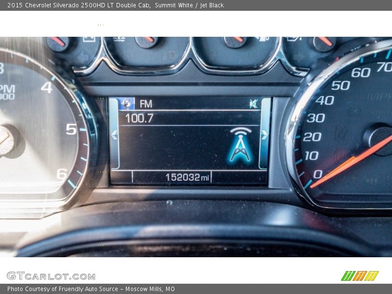 Summit White / Jet Black 2015 Chevrolet Silverado 2500HD LT Double Cab