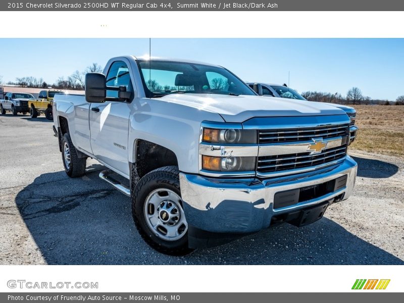 Summit White / Jet Black/Dark Ash 2015 Chevrolet Silverado 2500HD WT Regular Cab 4x4