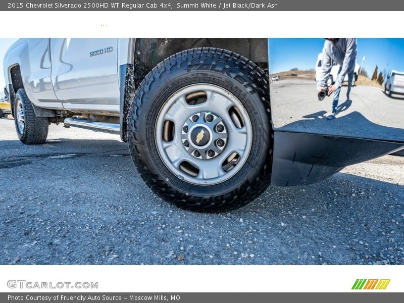 Summit White / Jet Black/Dark Ash 2015 Chevrolet Silverado 2500HD WT Regular Cab 4x4