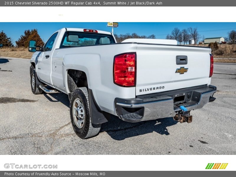 Summit White / Jet Black/Dark Ash 2015 Chevrolet Silverado 2500HD WT Regular Cab 4x4