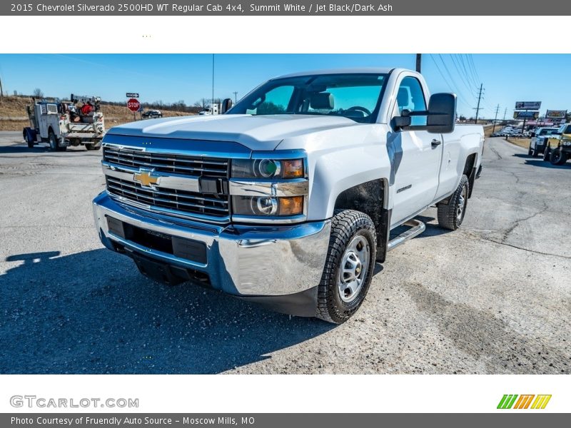 Summit White / Jet Black/Dark Ash 2015 Chevrolet Silverado 2500HD WT Regular Cab 4x4