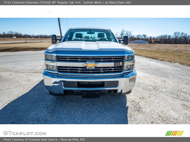 Summit White / Jet Black/Dark Ash 2015 Chevrolet Silverado 2500HD WT Regular Cab 4x4