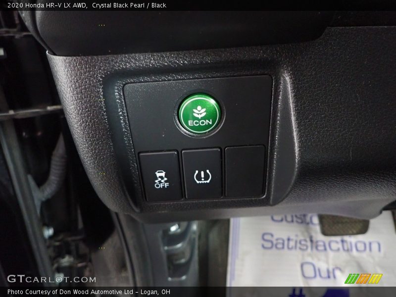 Crystal Black Pearl / Black 2020 Honda HR-V LX AWD
