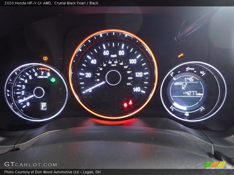 Crystal Black Pearl / Black 2020 Honda HR-V LX AWD