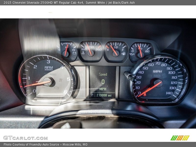 Summit White / Jet Black/Dark Ash 2015 Chevrolet Silverado 2500HD WT Regular Cab 4x4