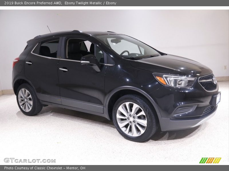 Ebony Twilight Metallic / Ebony 2019 Buick Encore Preferred AWD
