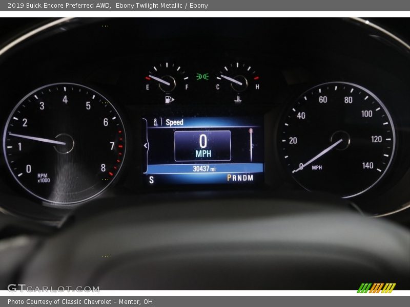 Ebony Twilight Metallic / Ebony 2019 Buick Encore Preferred AWD