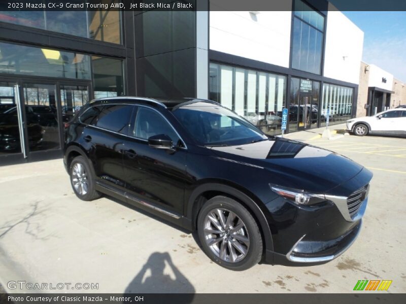 Jet Black Mica / Black 2023 Mazda CX-9 Grand Touring AWD