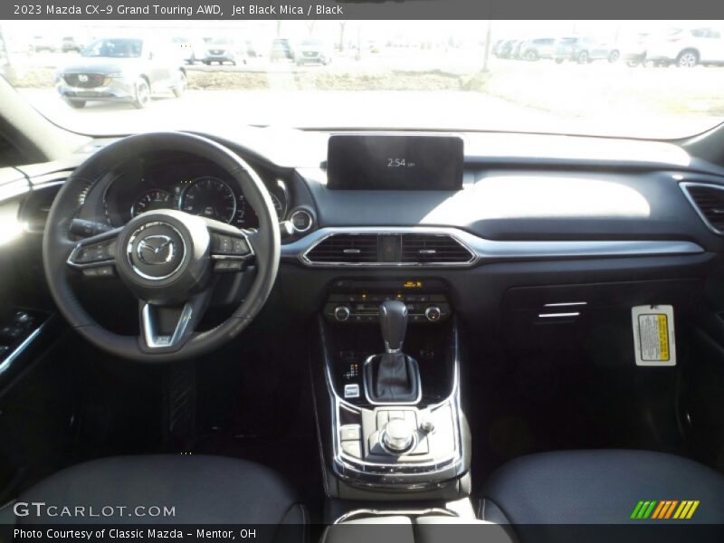 Jet Black Mica / Black 2023 Mazda CX-9 Grand Touring AWD