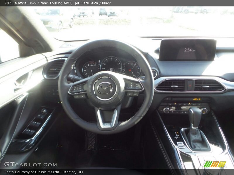 Jet Black Mica / Black 2023 Mazda CX-9 Grand Touring AWD