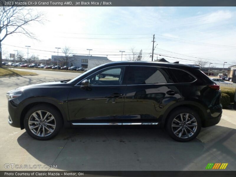 Jet Black Mica / Black 2023 Mazda CX-9 Grand Touring AWD