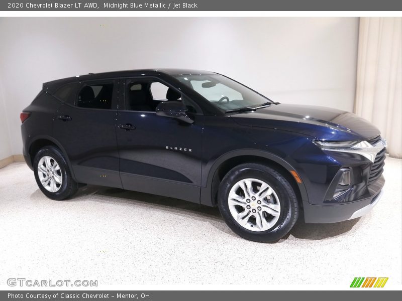 Midnight Blue Metallic / Jet Black 2020 Chevrolet Blazer LT AWD