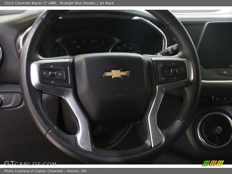 Midnight Blue Metallic / Jet Black 2020 Chevrolet Blazer LT AWD