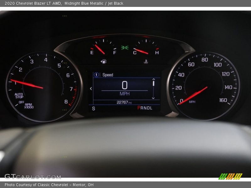 Midnight Blue Metallic / Jet Black 2020 Chevrolet Blazer LT AWD