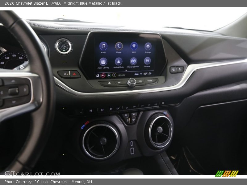 Midnight Blue Metallic / Jet Black 2020 Chevrolet Blazer LT AWD