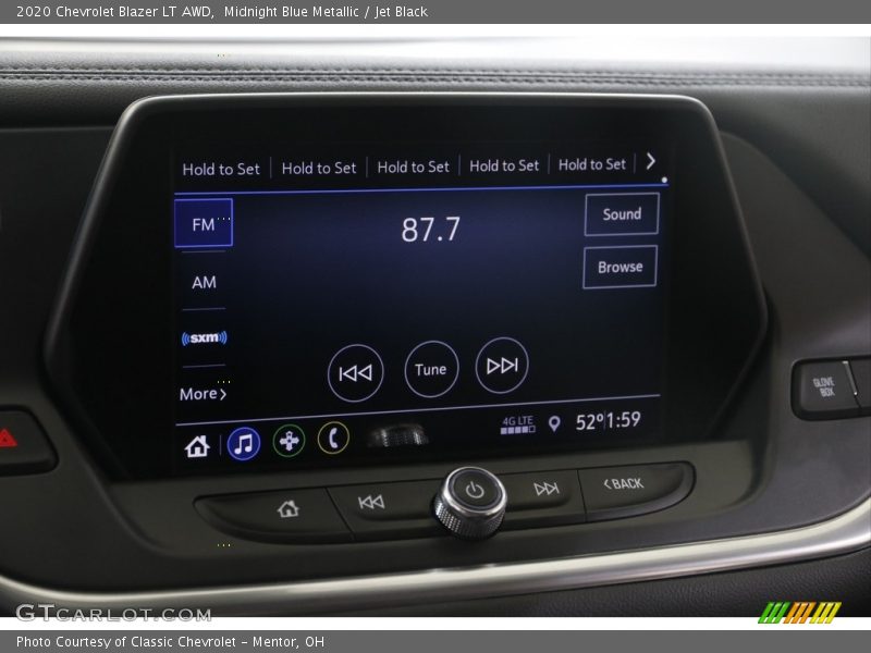 Midnight Blue Metallic / Jet Black 2020 Chevrolet Blazer LT AWD