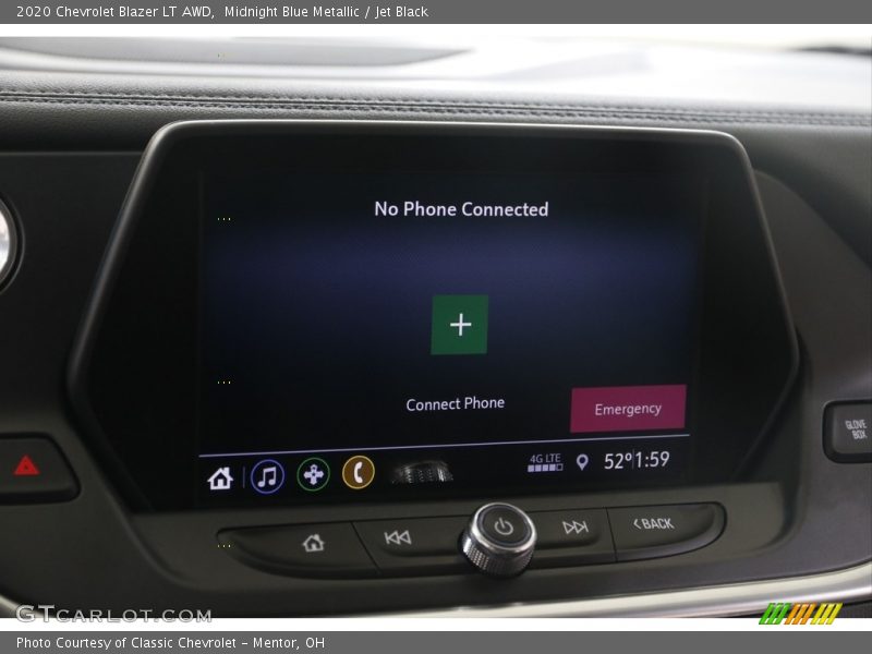 Midnight Blue Metallic / Jet Black 2020 Chevrolet Blazer LT AWD