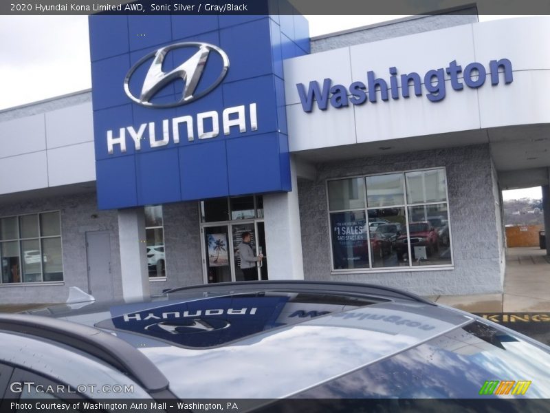 Sonic Silver / Gray/Black 2020 Hyundai Kona Limited AWD