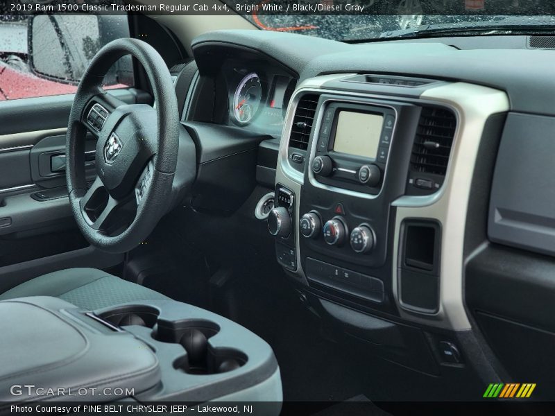 Bright White / Black/Diesel Gray 2019 Ram 1500 Classic Tradesman Regular Cab 4x4