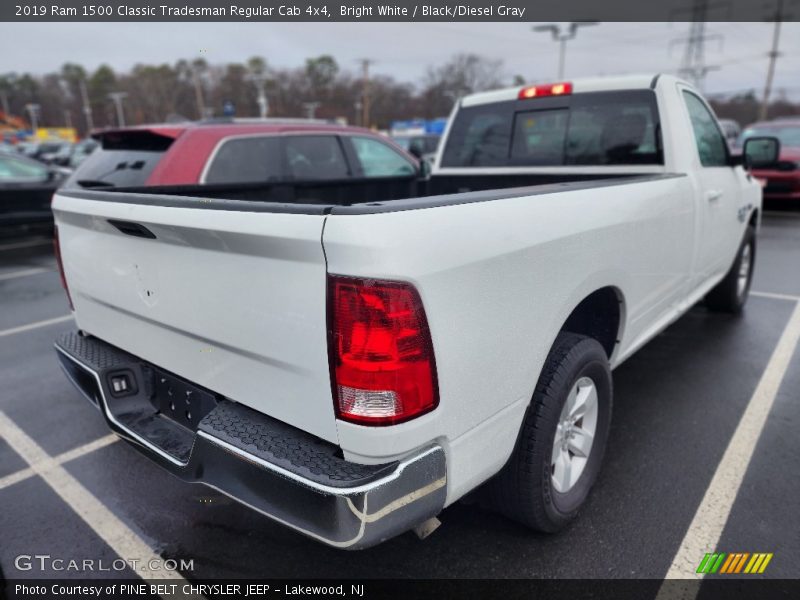 Bright White / Black/Diesel Gray 2019 Ram 1500 Classic Tradesman Regular Cab 4x4