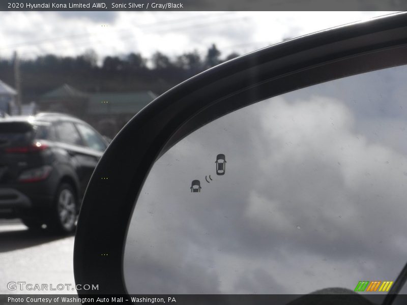 Sonic Silver / Gray/Black 2020 Hyundai Kona Limited AWD