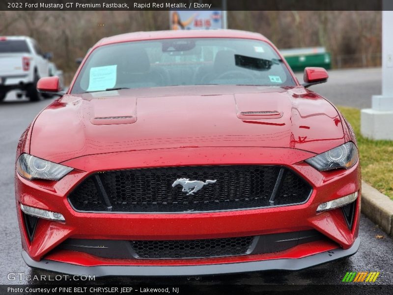 Rapid Red Metallic / Ebony 2022 Ford Mustang GT Premium Fastback