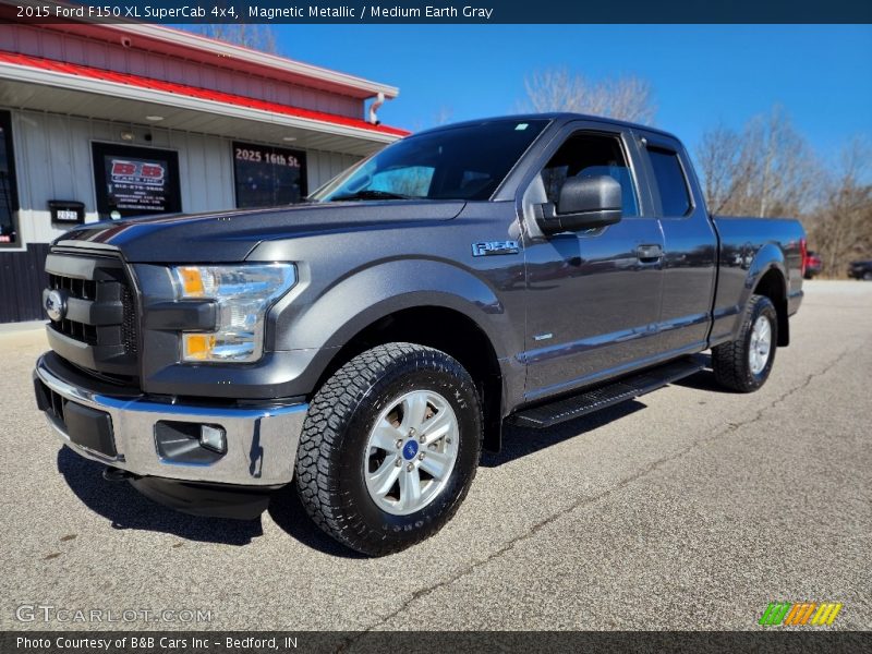 Magnetic Metallic / Medium Earth Gray 2015 Ford F150 XL SuperCab 4x4