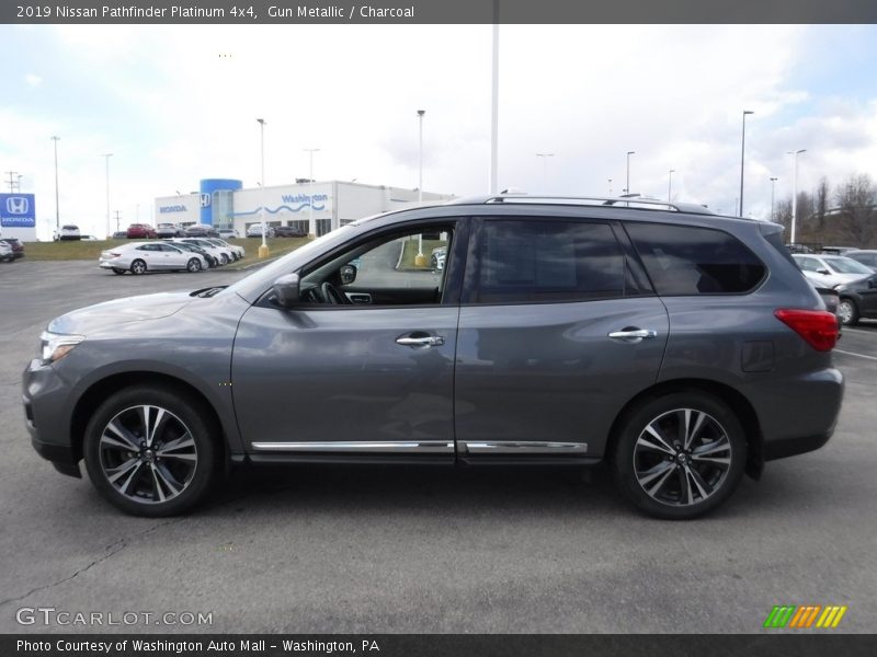 Gun Metallic / Charcoal 2019 Nissan Pathfinder Platinum 4x4
