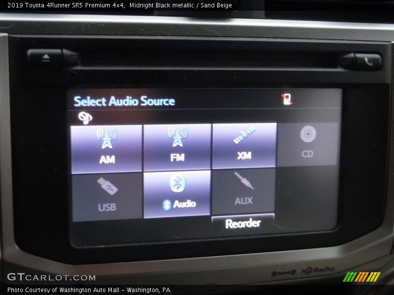 Midnight Black metallic / Sand Beige 2019 Toyota 4Runner SR5 Premium 4x4
