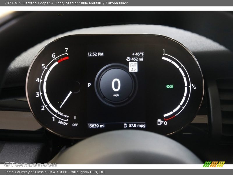 Starlight Blue Metallic / Carbon Black 2021 Mini Hardtop Cooper 4 Door