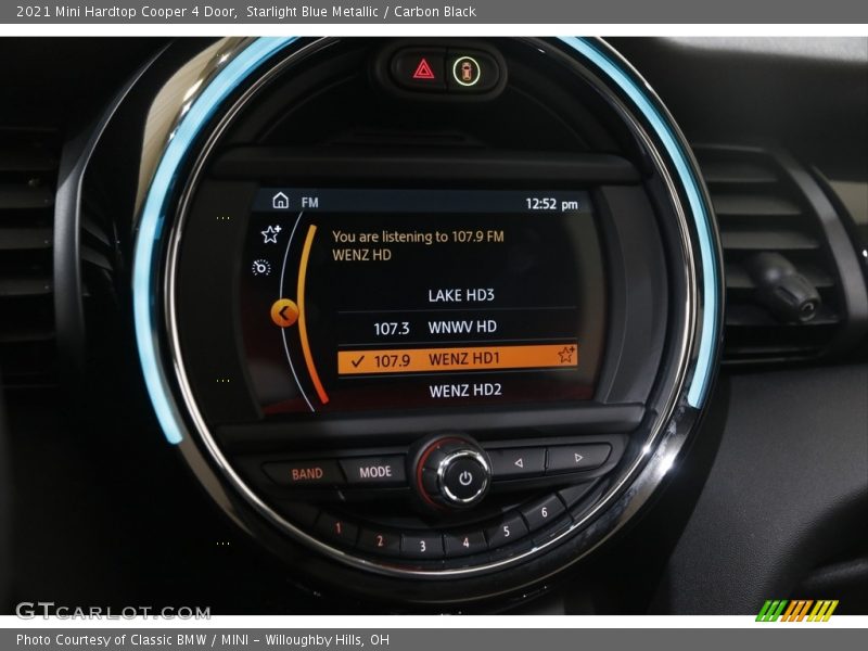 Starlight Blue Metallic / Carbon Black 2021 Mini Hardtop Cooper 4 Door