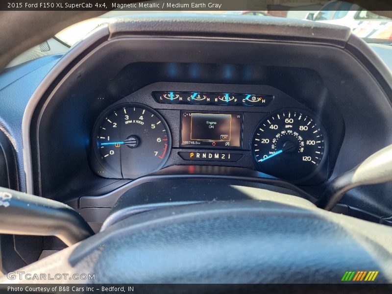 Magnetic Metallic / Medium Earth Gray 2015 Ford F150 XL SuperCab 4x4