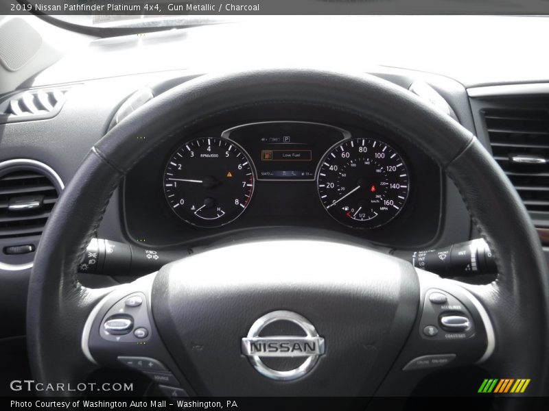 Gun Metallic / Charcoal 2019 Nissan Pathfinder Platinum 4x4